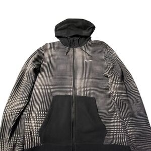 Nike Black and White Hoodie